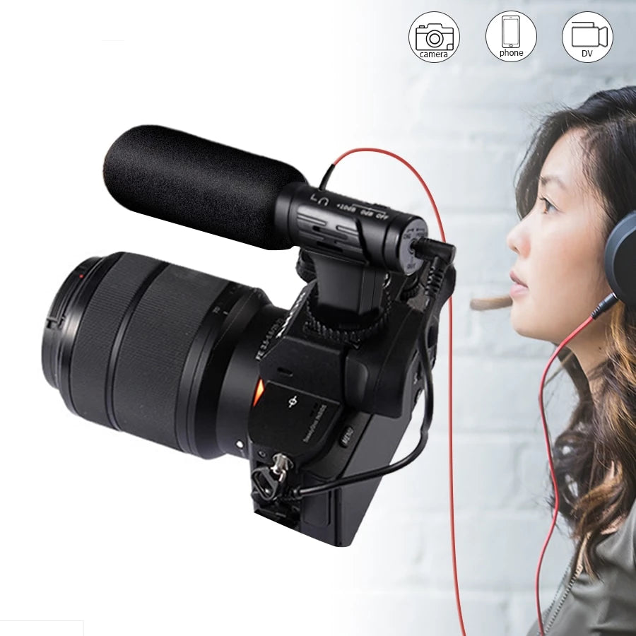 3.5mm Microphone for Cameras and Phones