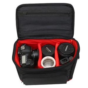 Water-Resistant Camera Shoulder Bag