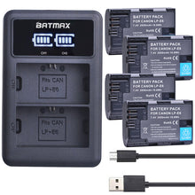 Load image into Gallery viewer, LP-E6 &amp; LP-E6N Battery + Dual Charger For Canon EOS 5D 5DS R 5D 6D 7D 60D 60DA 70D 80D 90D XC10