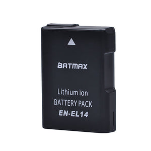 EN-EL14 EN-EL14a Battery & Dual Charger for Nikon D3100 D3200 D3300 D3400 D3500  D5100 D5200 D5300 D5500 D5600 P7000