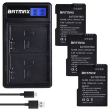 Load image into Gallery viewer, EN-EL14 EN-EL14a Battery &amp; Dual Charger for Nikon D3100 D3200 D3300 D3400 D3500  D5100 D5200 D5300 D5500 D5600 P7000