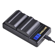 Load image into Gallery viewer, EN-EL15 &amp; EN-EL15A Battery + Dual Charger for For Nikon Z6, Z7, D500, D600, D600E, D610, D750, D800, D800E, D810, D810A, D7000, D7100, D7200, D7500