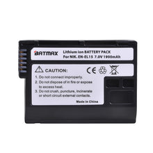 Load image into Gallery viewer, EN-EL15 &amp; EN-EL15A Battery + Dual Charger for For Nikon Z6, Z7, D500, D600, D600E, D610, D750, D800, D800E, D810, D810A, D7000, D7100, D7200, D7500