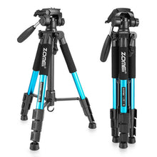 Load image into Gallery viewer, Professional Aluminium Tripod Stand with Pan Head