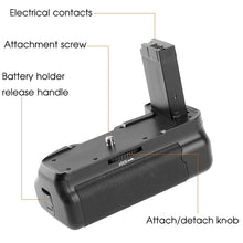 Load image into Gallery viewer, Battery Grip for Canon 800D/T7i/77D/X9i