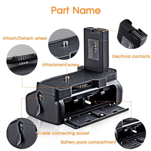 Battery Grip For Nikon D5100 D5200 D5300