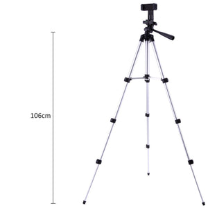 Tripod with Fluid Stabilizer and Phone Adapter