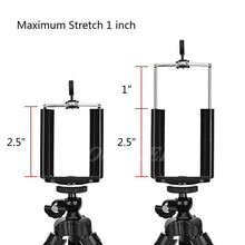 Load image into Gallery viewer, Flexible Mini Tripod With Bluetooth Remote For Cameras and Phones