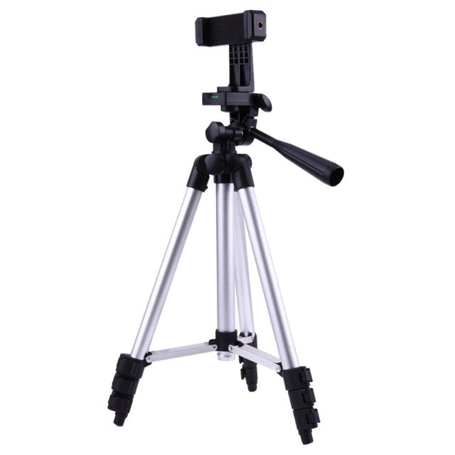 Tripod with Fluid Stabilizer and Phone Adapter