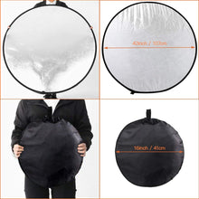 Load image into Gallery viewer, 110cm/43in 5-in-1 Collapsible Reflector